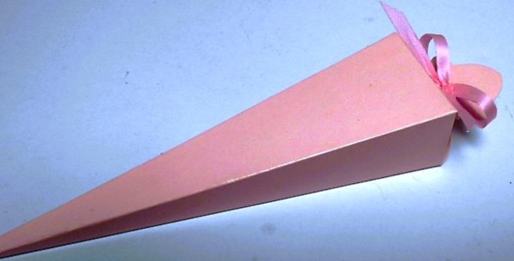 Bedankje puntzak roze doopsuiker doosje - 25 stuks voor 5€, Ophalen, Nieuw, Kraamcadeau
