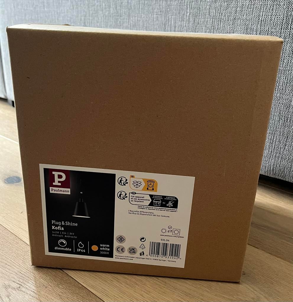 Paulmann Plug & Shine Kofia buitenlamp, Enlèvement ou Envoi, Neuf, Suspension, LED
