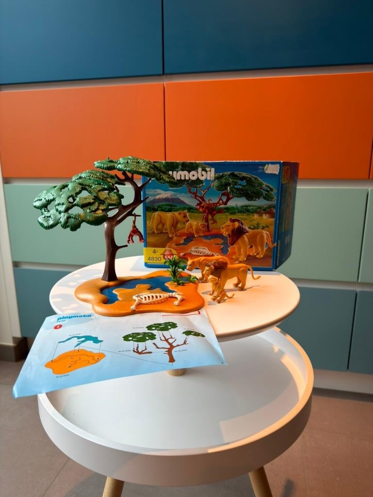 Playmobil 4830 - Leeuw Safari, Enlèvement ou Envoi, Comme neuf, Ensemble complet