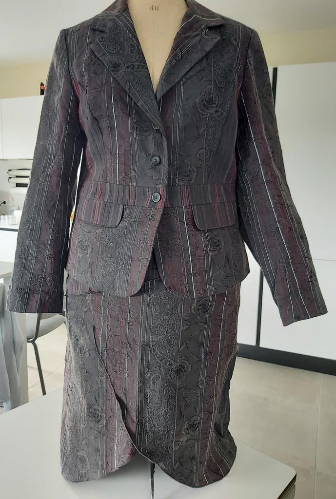 Rokpak - grijze jas, maat 40, Kleding | Dames, Maat 38/40 (M), Ophalen of Verzenden, Zo goed als nieuw, Armand Thiery
