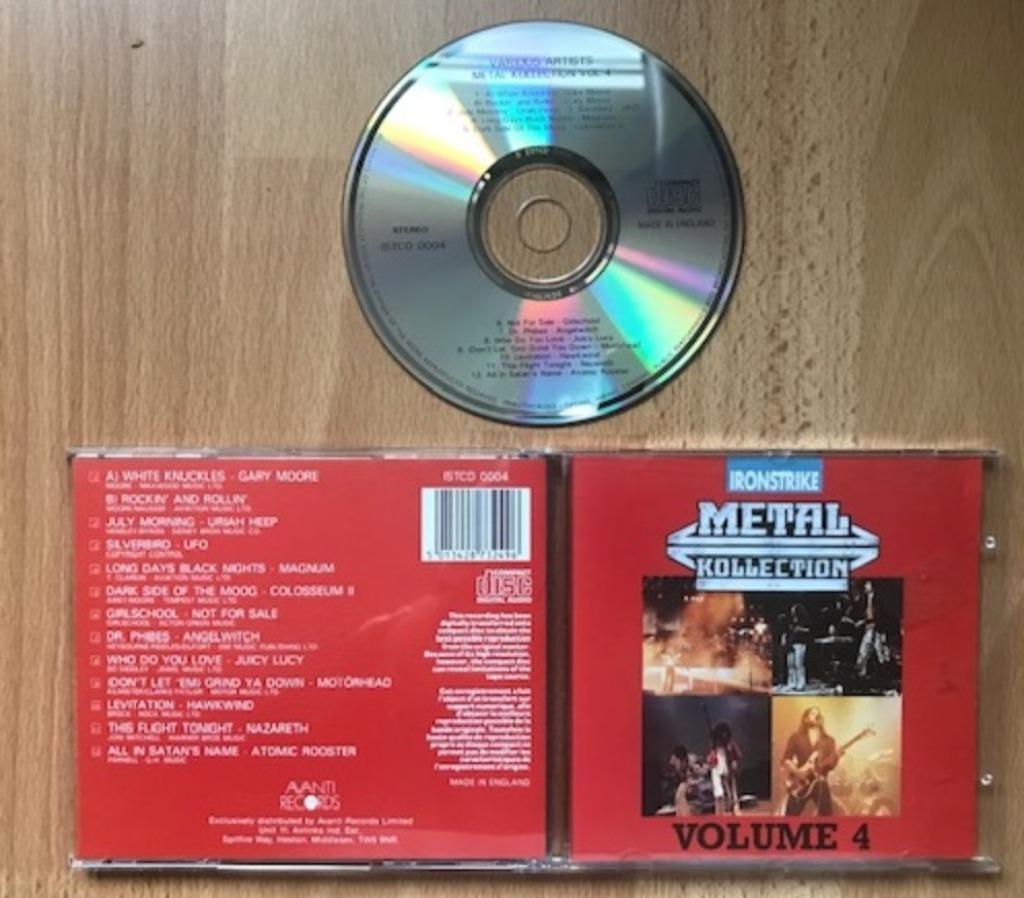 LOT 5 CD's DIVERSE ARTIESTEN METAL KOLLECTION EN HARD ROCK, Cd's en Dvd's, Ophalen of Verzenden, Gebruikt