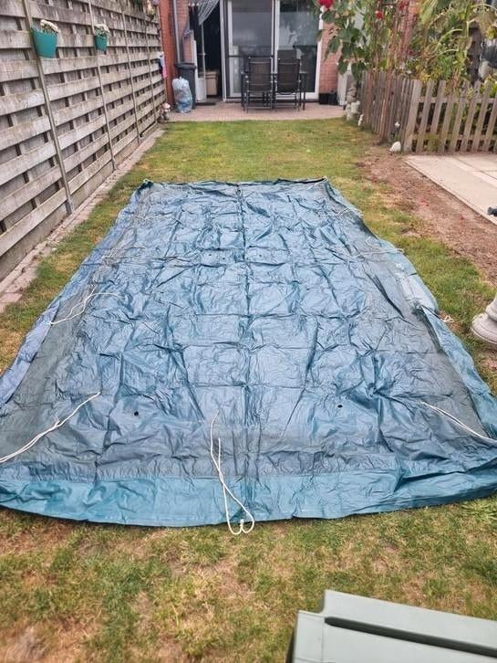 Housse de piscine, bâche intex. 4,5 m x 2,2 m, Jardin & Terrasse, Enlèvement ou Envoi, Comme neuf, Couverture de piscine