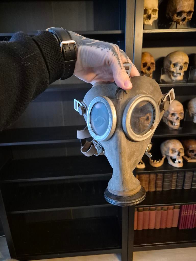 Gasmasker wo2, Ophalen of Verzenden