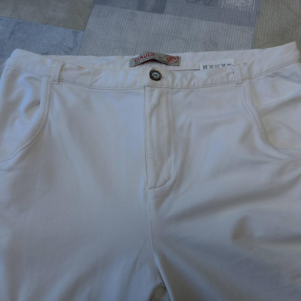 Herenbroek merk Gaudi Jeans collectie maat 46/ 48 taille 92, Gaudi, Wit, Ophalen of Verzenden, Zo goed als nieuw