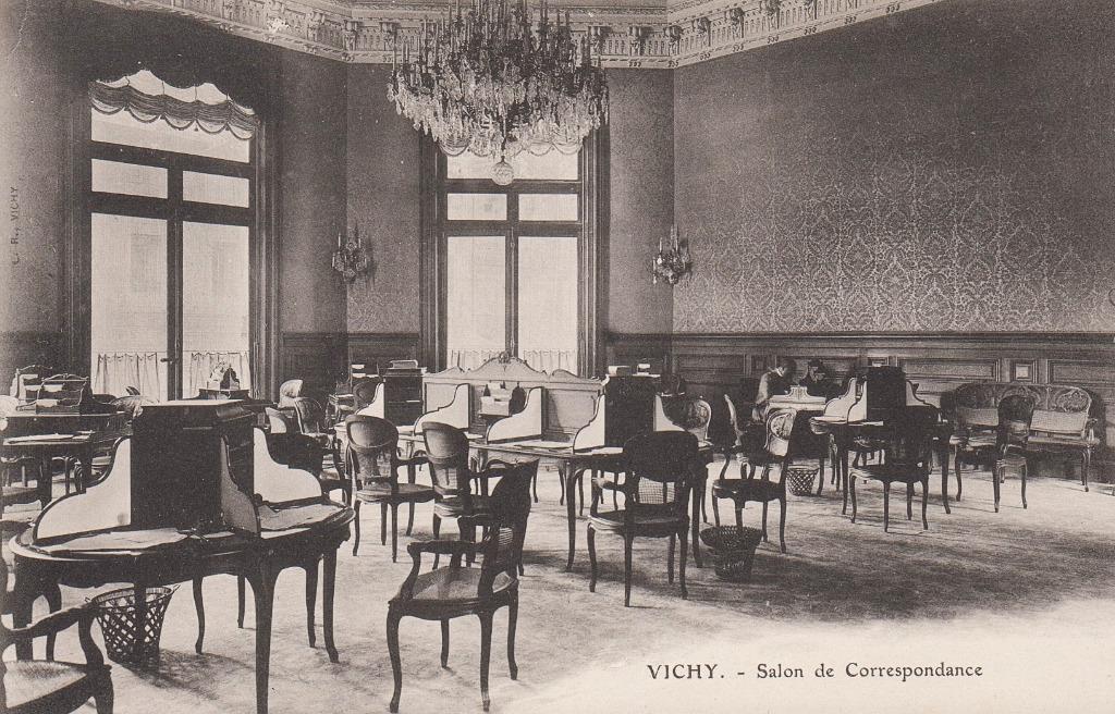 1900 - FRANKRIJK - Vichy: Salon de Correspondance, Verzenden, Voor 1920, Ongelopen, Frankrijk