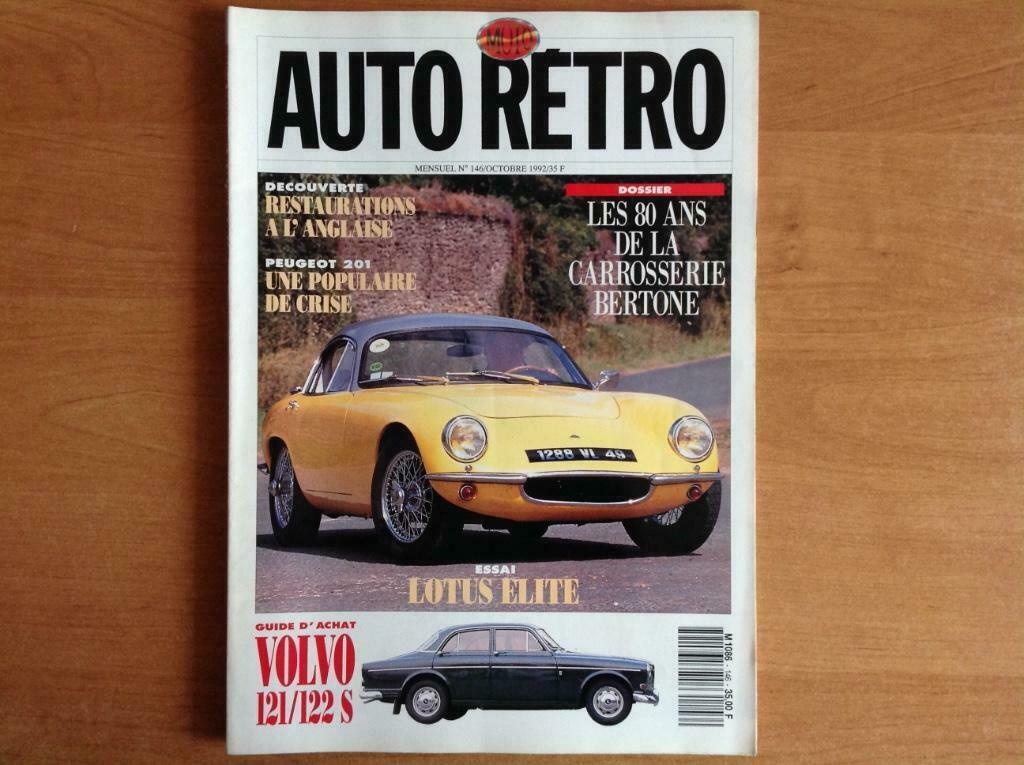 Magazines voitures anciennes Auto Moto Rétro, Livres, Enlèvement ou Envoi, Utilisé, Autres marques