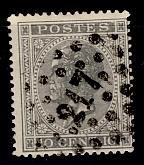 Belg. 1865 - Leopold I nr 17, Verzenden, Gestempeld