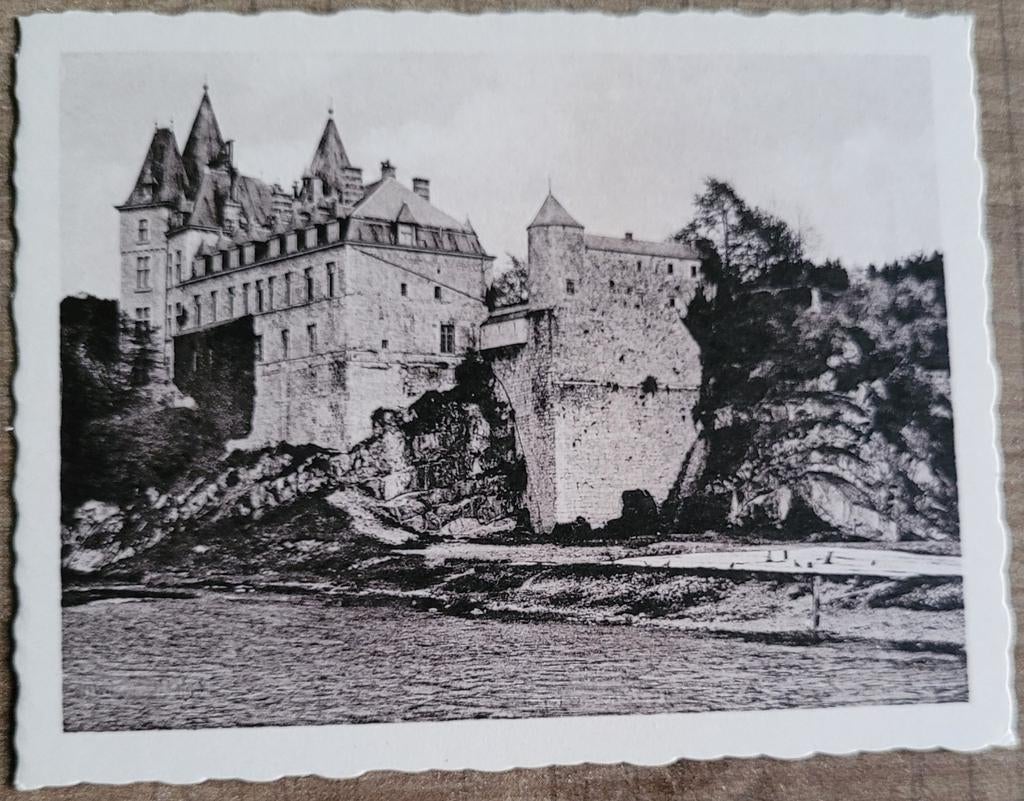 Oude fotoprent: Kasteel van Ursel, Durbuy, Ophalen of Verzenden, Gebruikt, Gebouw, Prent