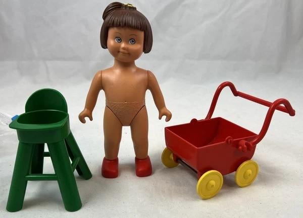 Lego Duplo 2951 Pop Lisa Kinderwagen Set Vintage 2001, Kinderen en Baby's, Speelgoed | Duplo en Lego, Zo goed als nieuw, Lego