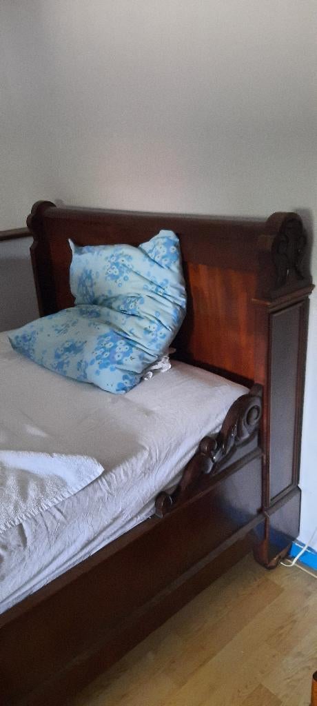 twijfelaar, Huis en Inrichting, Slaapkamer | Bedden, Ophalen, Bruin, 190 cm of minder, Twijfelaar