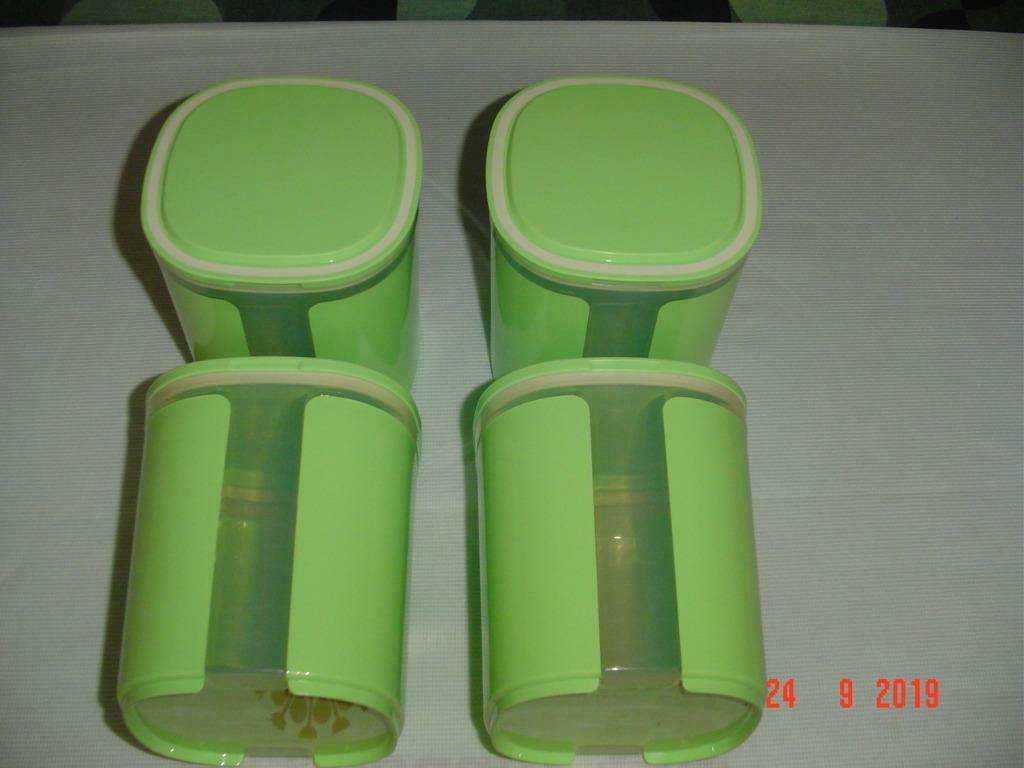 Tupperware 4 stuks luchtdichte Venster doos 1,5 l ELEGANCE, Enlèvement ou Envoi, Comme neuf