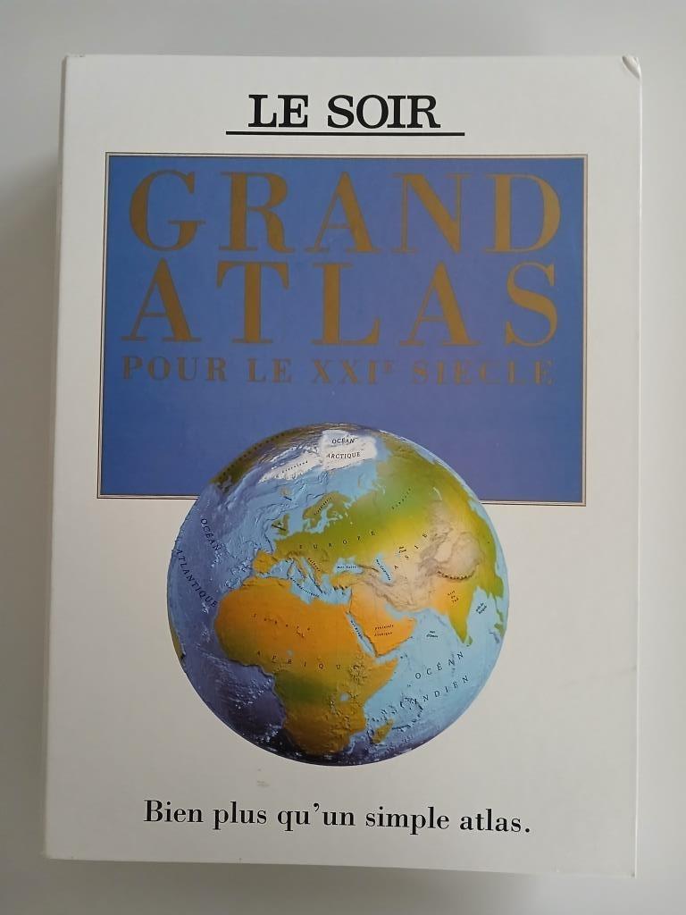 Grand Atlas pour le XXIème Siècle - Le Soir - 1998, Enlèvement, Monde, 2000 à nos jours, Comme neuf