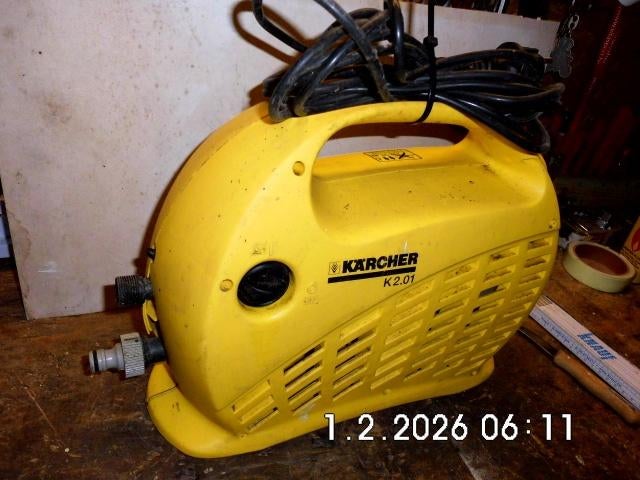 KARCHER  HOGEDRUK REINIGER  TYPE K 2.01, Ophalen, Gebruikt, Elektrisch, KARCHER
