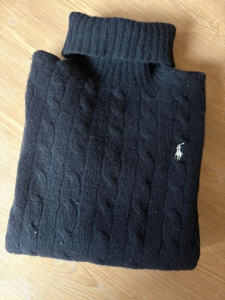 POLO RALPH LAUREN rolkraag trui merino wol (S/M), Kleding | Dames, Ophalen of Verzenden, Zo goed als nieuw, Maat 38/40 (M)