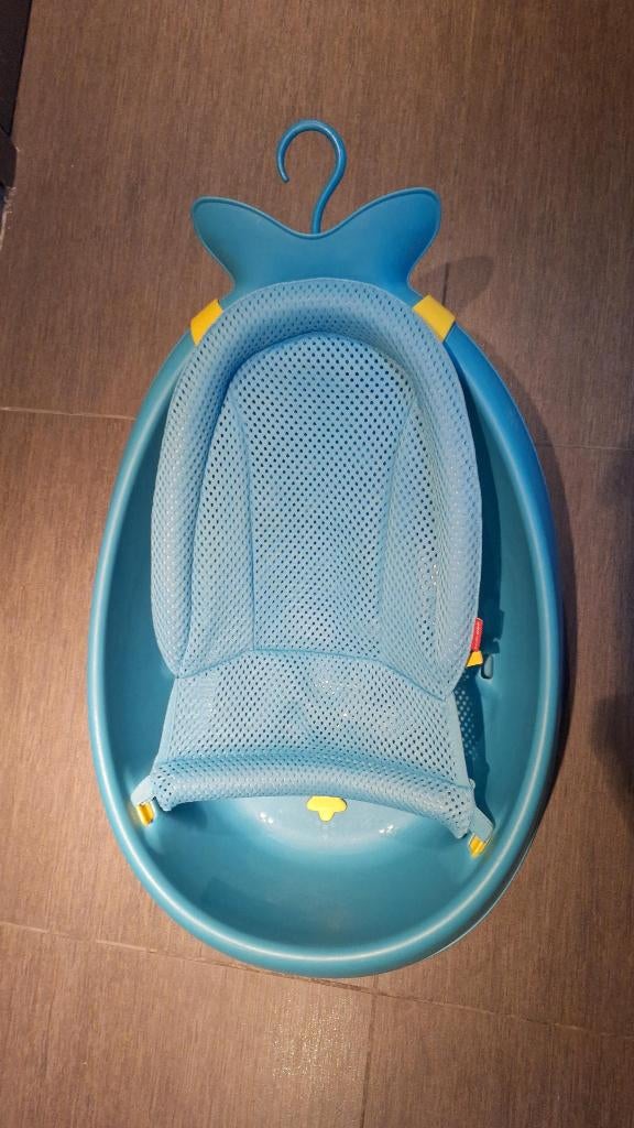 meegroeibad skiphop - walvis - blauw - babybad - bad, Ophalen, Zo goed als nieuw, Badje, Overige merken