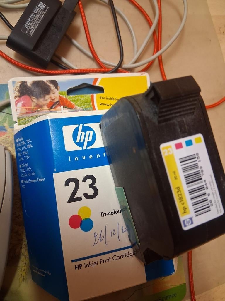 meerdere nieuwe HP 23 - c1823d inktcartridge, Ophalen, Nieuw