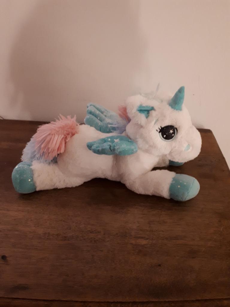 Unicorn knuffel, Ophalen of Verzenden, Zo goed als nieuw, Overige typen