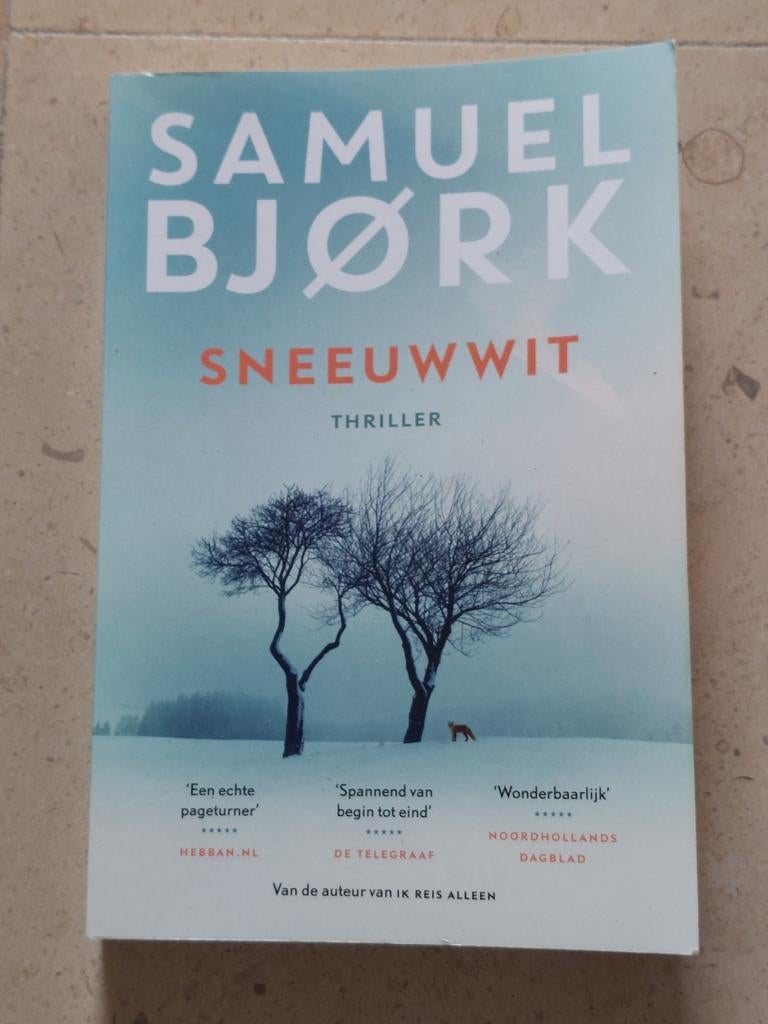 Thriller boek : Samuel Bjork - sneeuwwit, Boeken, Ophalen of Verzenden, Zo goed als nieuw, Scandinavië