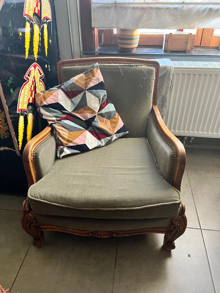 2 éénzitten te koop, Huis en Inrichting, Ophalen, Gebruikt, 75 tot 100 cm, Stof