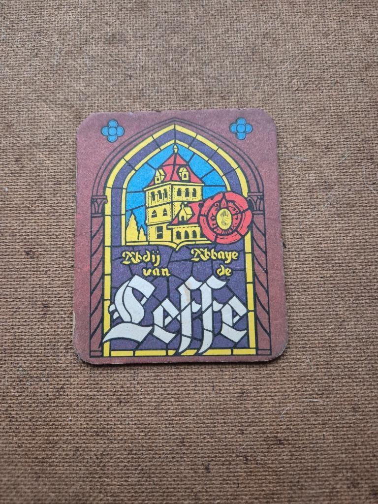 Sous bock Leffe (modèle 1), Collections, Enlèvement ou Envoi, Utilisé, Sous-bock, Leffe