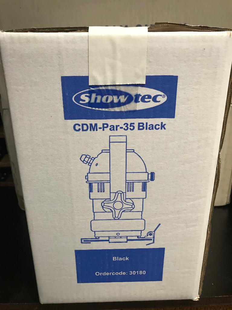Showtec CDM Par-35 Black, Ophalen, Nieuw