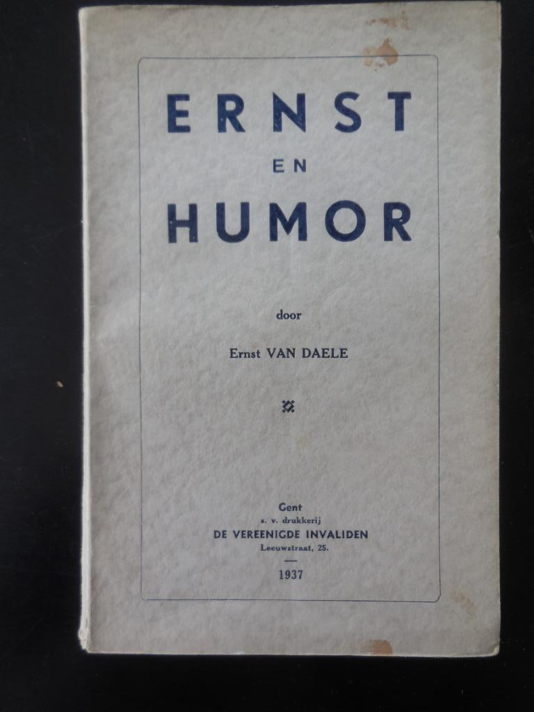 Ernst en Humor - Ernst Van Daele - 1937, Ophalen of Verzenden, Gelezen
