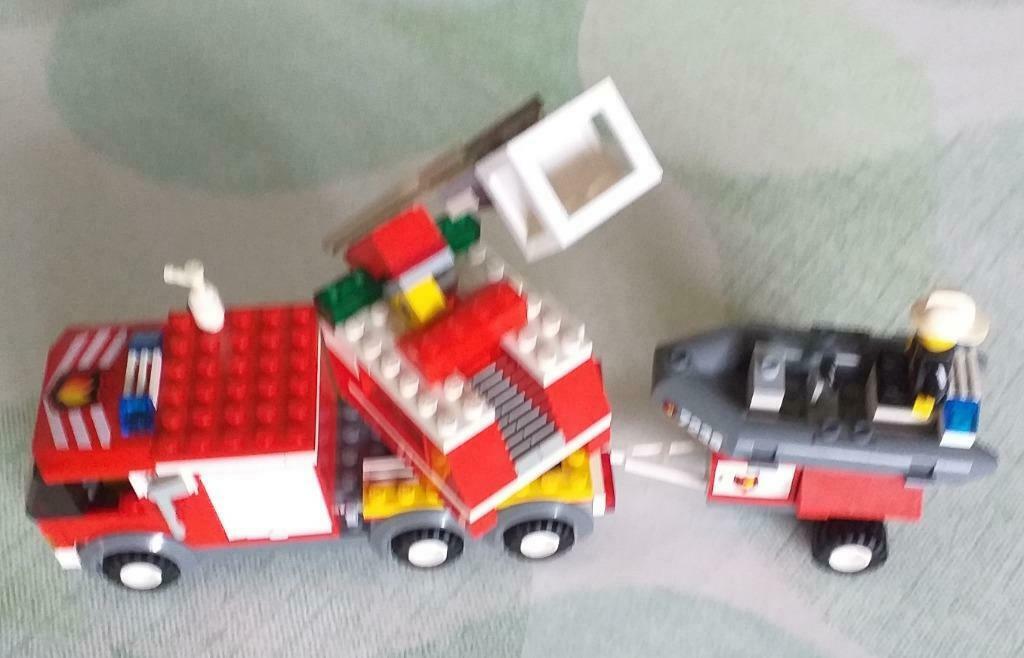 lego brandweer 7239, Kinderen en Baby's, Speelgoed | Duplo en Lego, Ophalen of Verzenden, Complete set, Lego