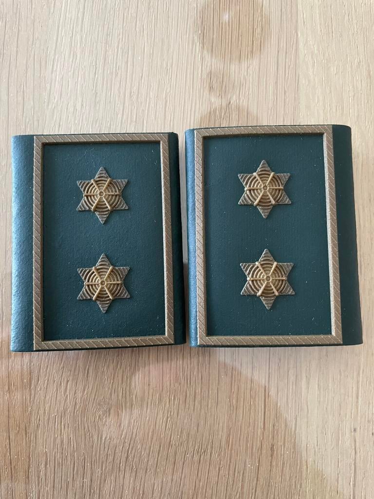Graden generaal majoor ( dubbelzijdig ), Verzamelen, Verzenden, Landmacht, Embleem of Badge