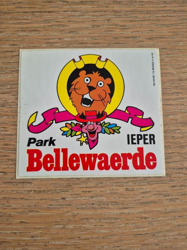Sticker Bellewaerde Park, Enlèvement ou Envoi, Comme neuf