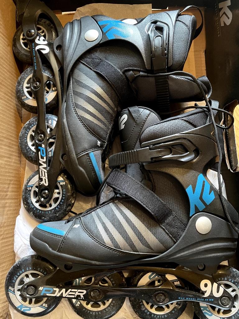 K-2 Power 90 Inline Skates, Sport en Fitness, Skeelers, K2, Ophalen of Verzenden, Zo goed als nieuw, Bescherming