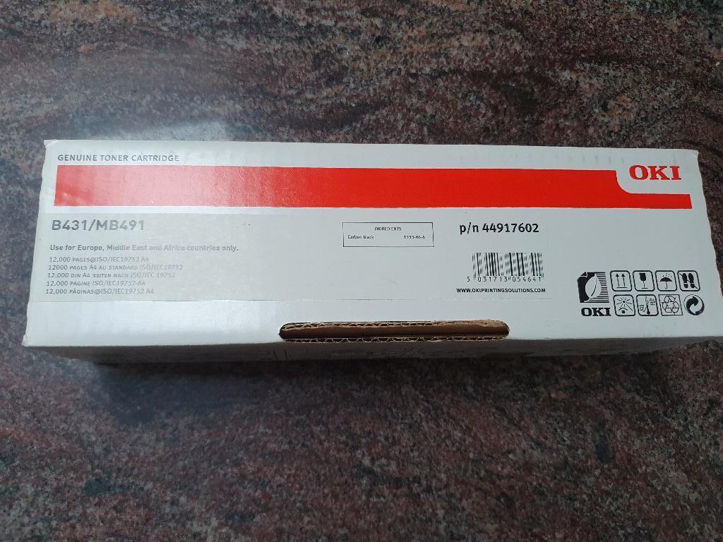 Toner OKI B431 neuf, Informatique & Logiciels, Enlèvement ou Envoi, Neuf, Toner, OKI
