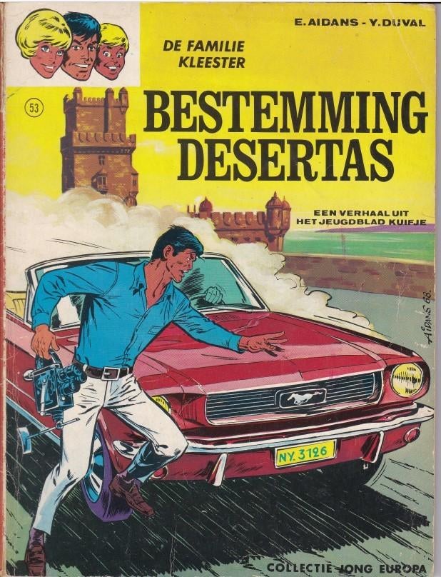 De Familie Kleester – Bestemming Desertas - 1968, Edouard Aidans, Eén stripboek, Ophalen, Gelezen