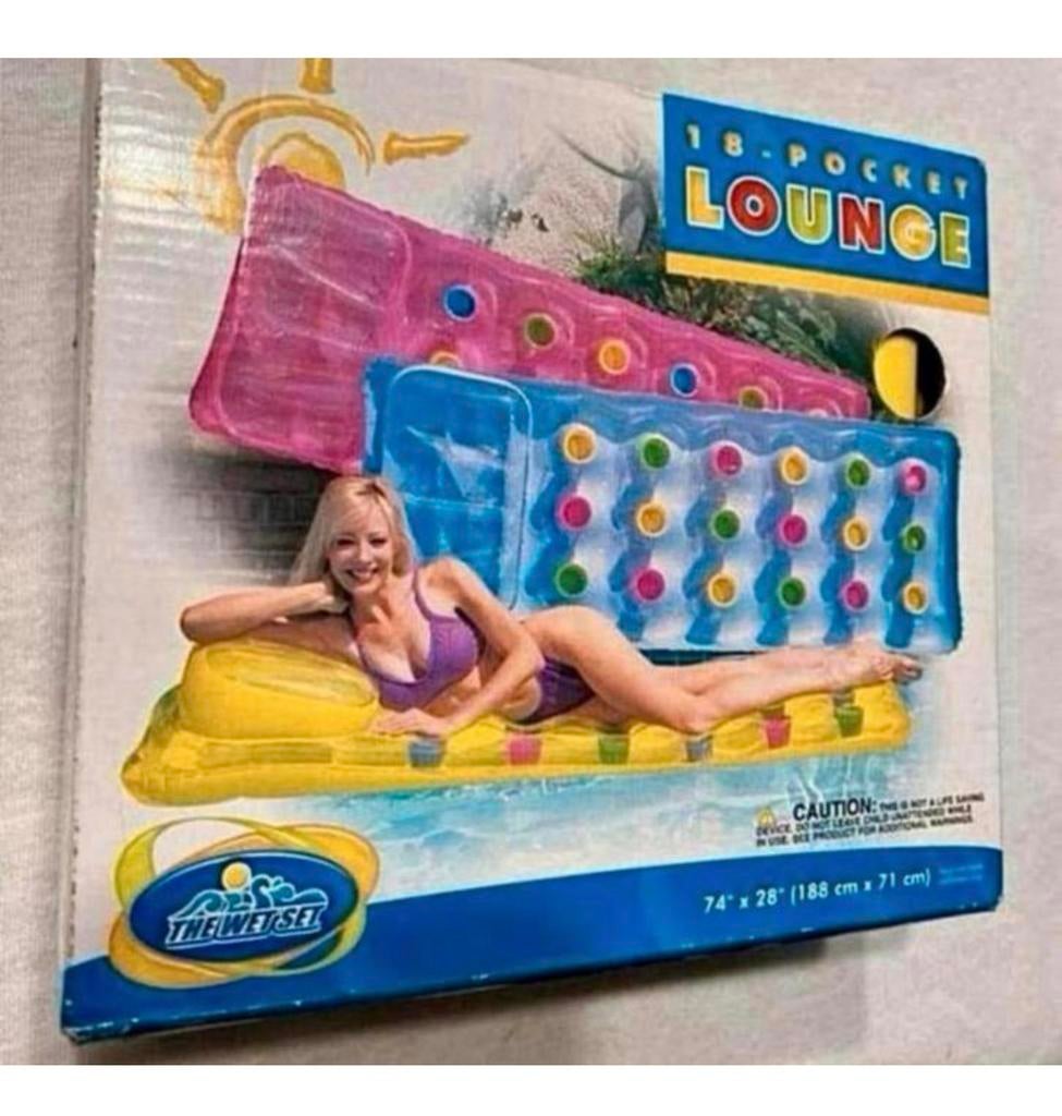 Tapis de lit flottant INTEX à 18 poches salon piscine radeau, Enlèvement ou Envoi, Neuf, Autres types