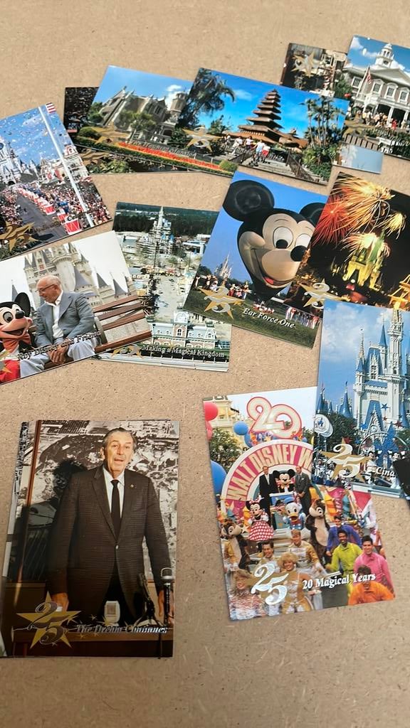 Trading Cards 25ste verjaardag Walt Disney world, Verzamelen, Ophalen of Verzenden, Zo goed als nieuw