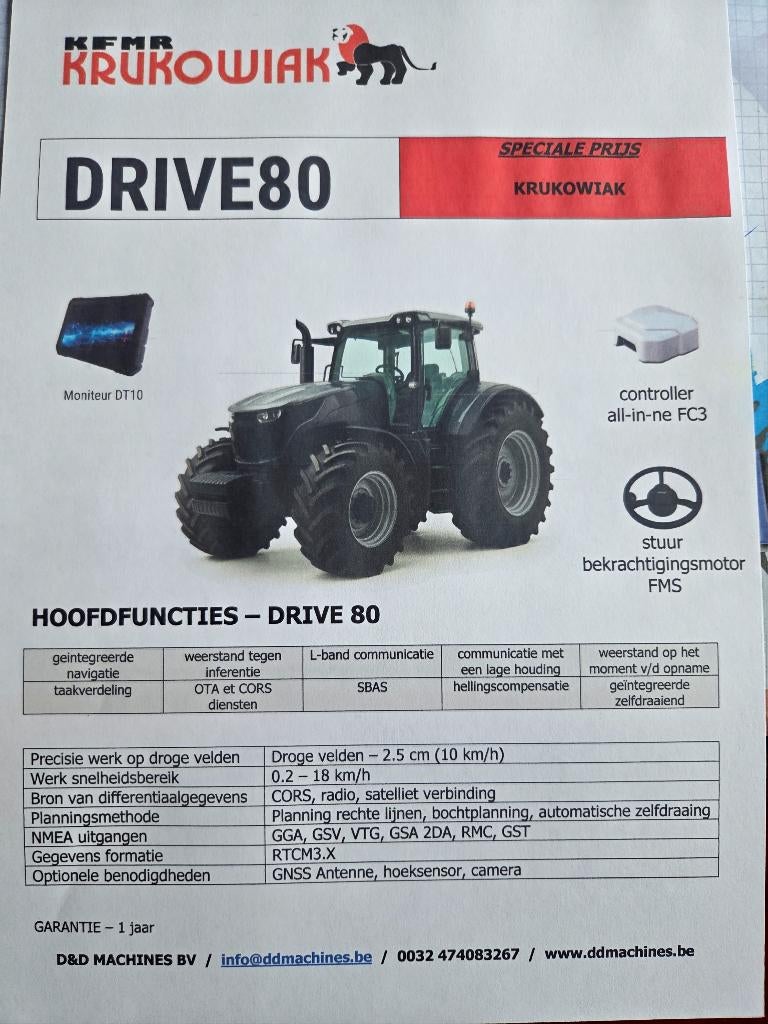 GPS VOOR TRACTOR, Ophalen