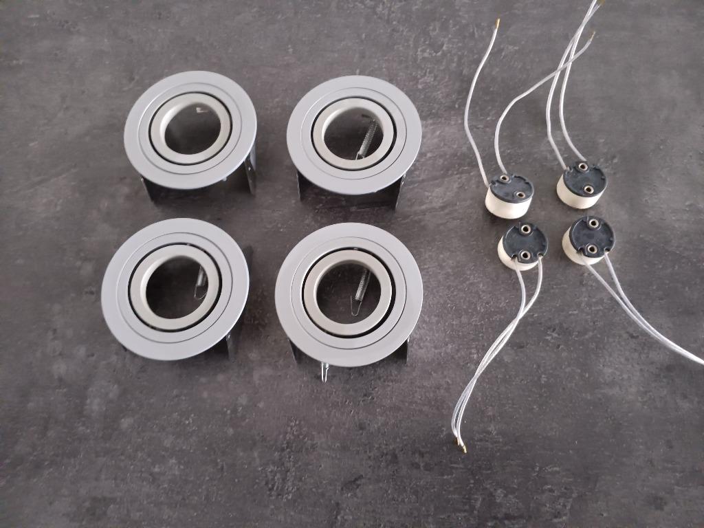 Inbouwspots Modular  €10,00 / stuk, Gebruikt, Metaal of Aluminium, Ophalen of Verzenden, Led