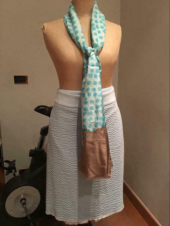 XANDRES GOLD, Prachtige rok, NIEUW, maat 50, Neuf, Taille 46/48 (XL) ou plus grande, Bleu, Sous le genou