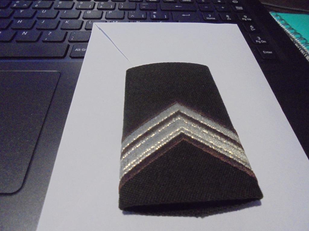 wachtmeester 1 klas dagelijks tenue, Enlèvement ou Envoi, Armée de terre, Emblème ou Badge