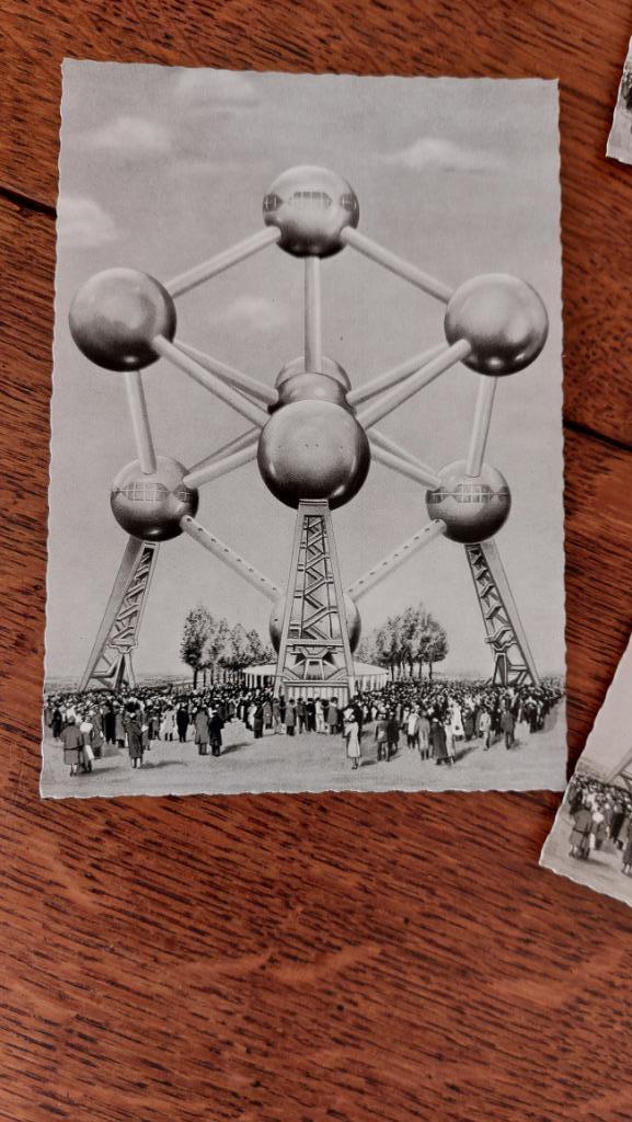 Carte postale Atomium, Enlèvement, 1940 à 1960, Non affranchie, Bruxelles (Capitale)