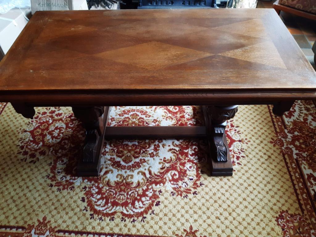 Retro houten salontafel, Antiek en Kunst, Ophalen