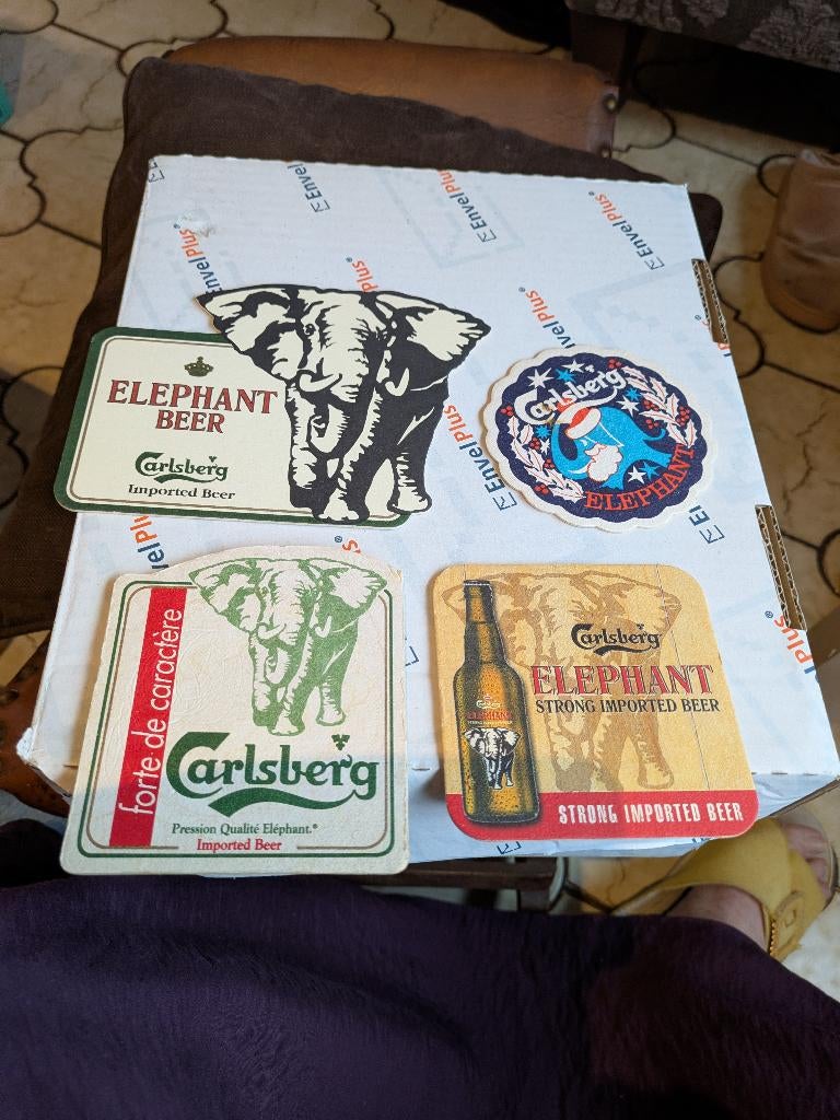 Carlsberg Elephant, Collections, Enlèvement ou Envoi, Comme neuf, Sous-bock
