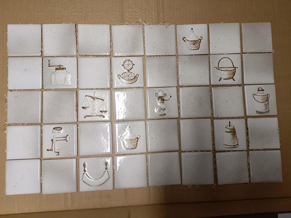 KEUKENWANDTEGELS, Doe-het-zelf en Bouw, Tegels, Ophalen, Gebruikt, Minder dan 20 cm, Minder dan 20 cm