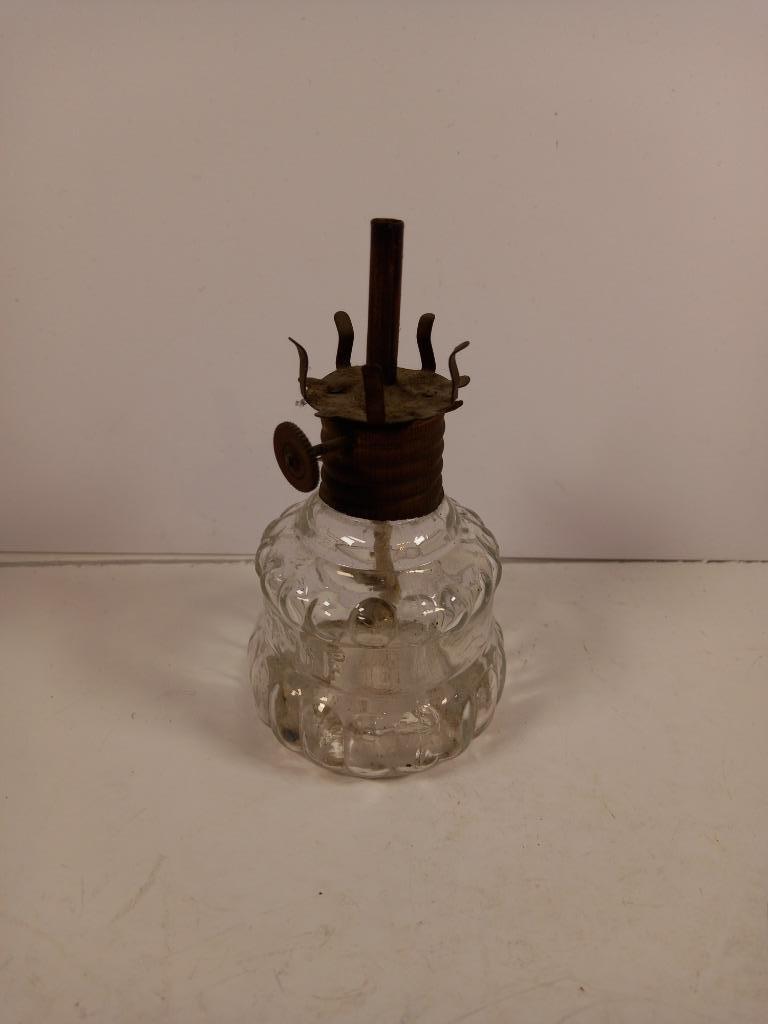 lampe pétrole en verre, Ophalen of Verzenden