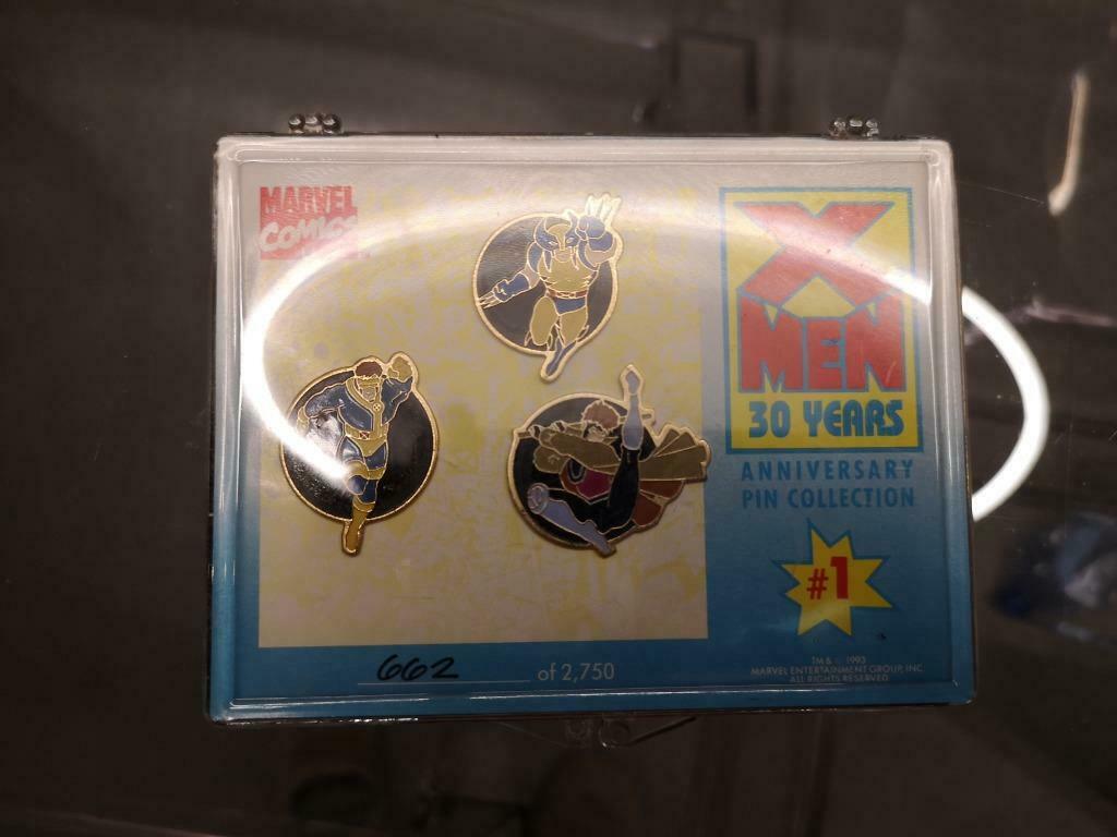 Coffret collector X-Men's 30th Anniversary  de 3 pins, Collections, Collections Autre, Neuf, Enlèvement ou Envoi