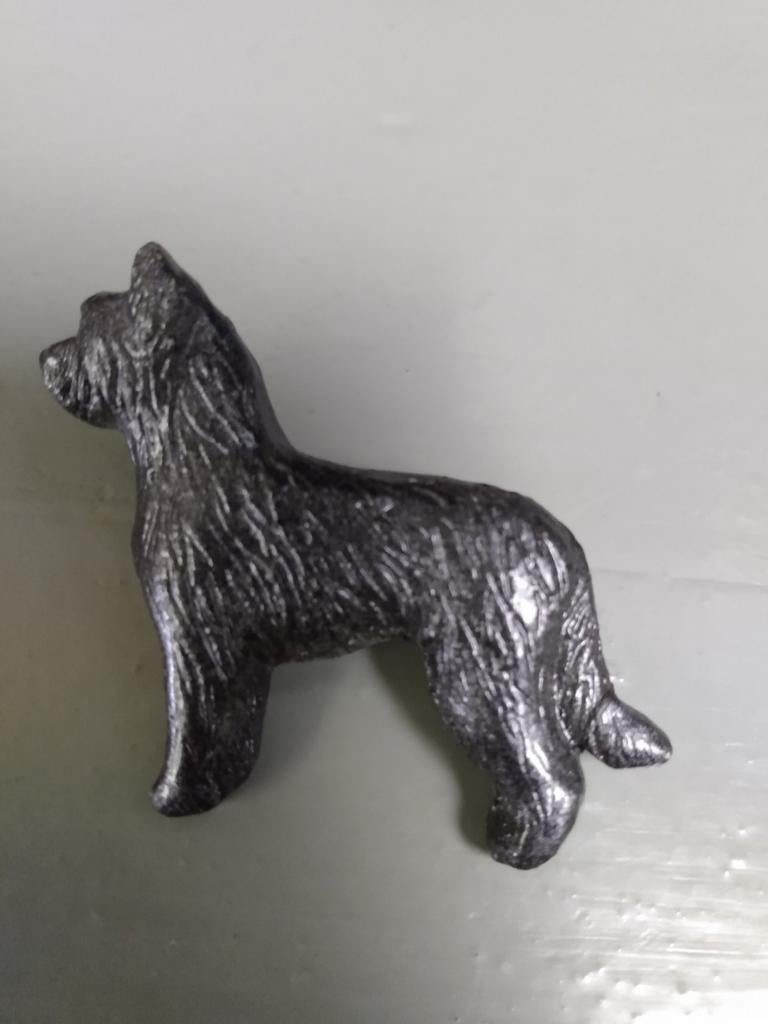 Broche Bouvier Briard, Ophalen of Verzenden, Zwart, Overige materialen