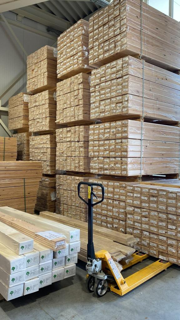 Grenen parket vanaf € 9.95 /m², Neuf, Parquet, Enlèvement, 150 cm ou plus