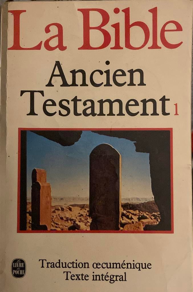 La bible ancien testament, Livres, Enlèvement ou Envoi, Comme neuf