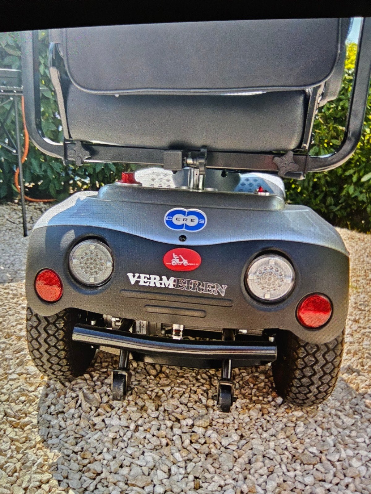 e-scoot Vermeiren 4 SE zilvergrijs 15 km per uur +bijbehoren, Enlèvement, Vermeiren