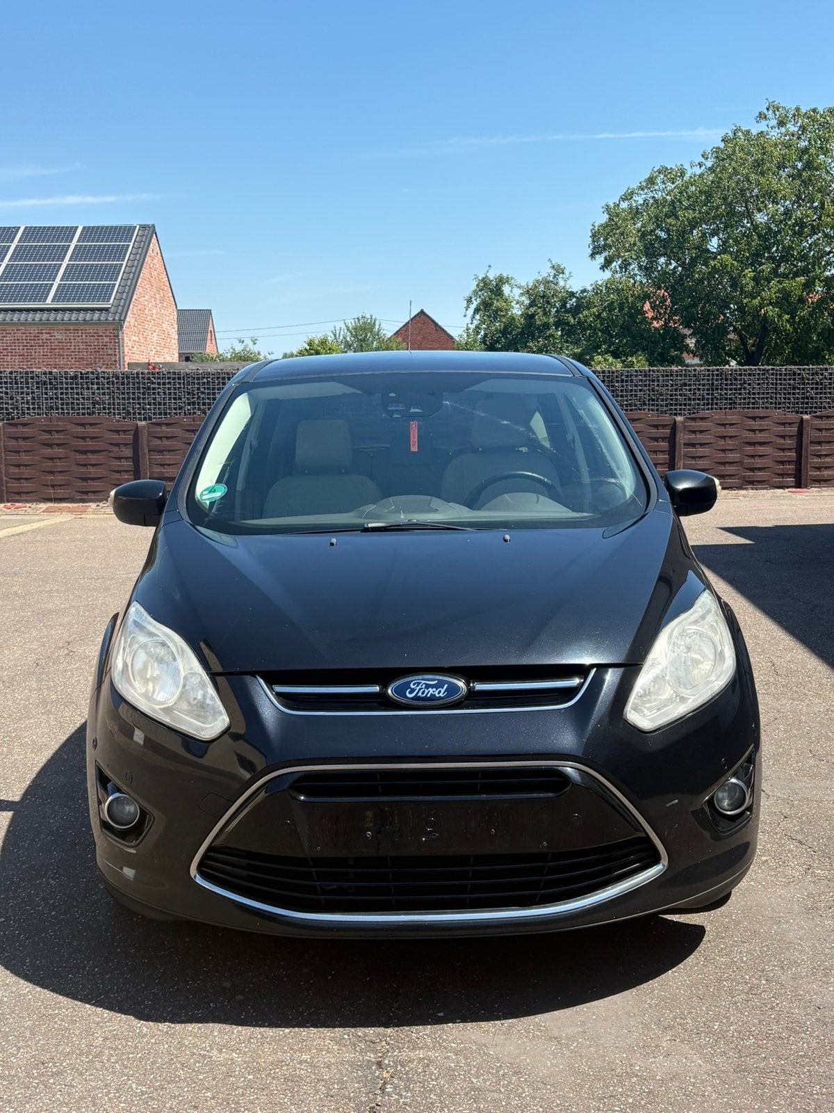 Ford C-Max 1.6 TDCi Full Option – €3.450, Auto's, Ford, Parkeersensor, Euro 5, Beige, Zwart