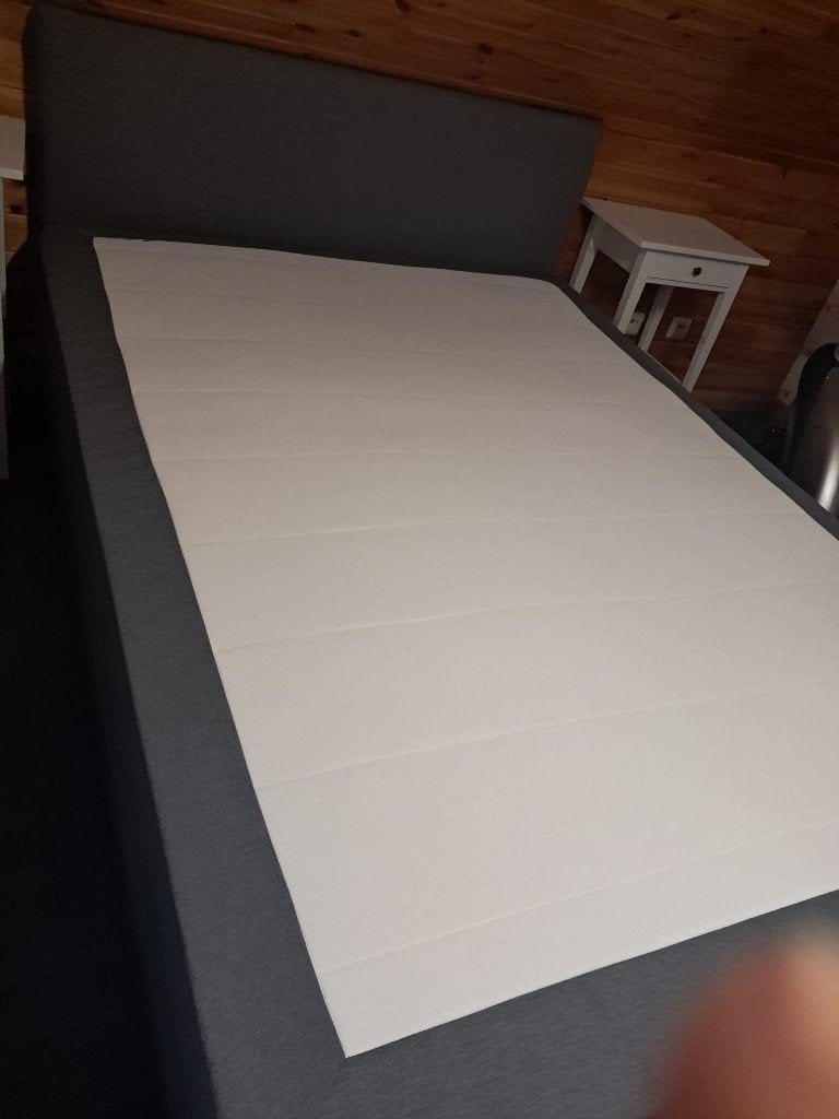 2persoons bed, Huis en Inrichting, Slaapkamer | Bedden, Ophalen, Overige materialen, 140 cm, Zo goed als nieuw